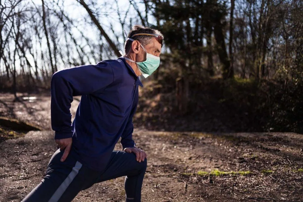 What is Walking and why is it good for your fitness - Close up of senior man running in the park