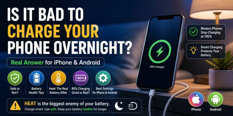 Is It Bad to Charge Your Phone Overnight? Real Answer for iPhone and Android
