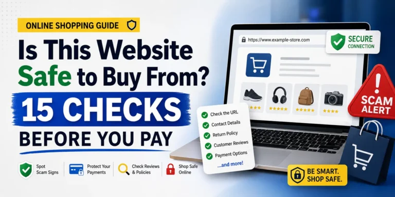Is This Website Safe to Buy From? 15 Checks Before You Pay